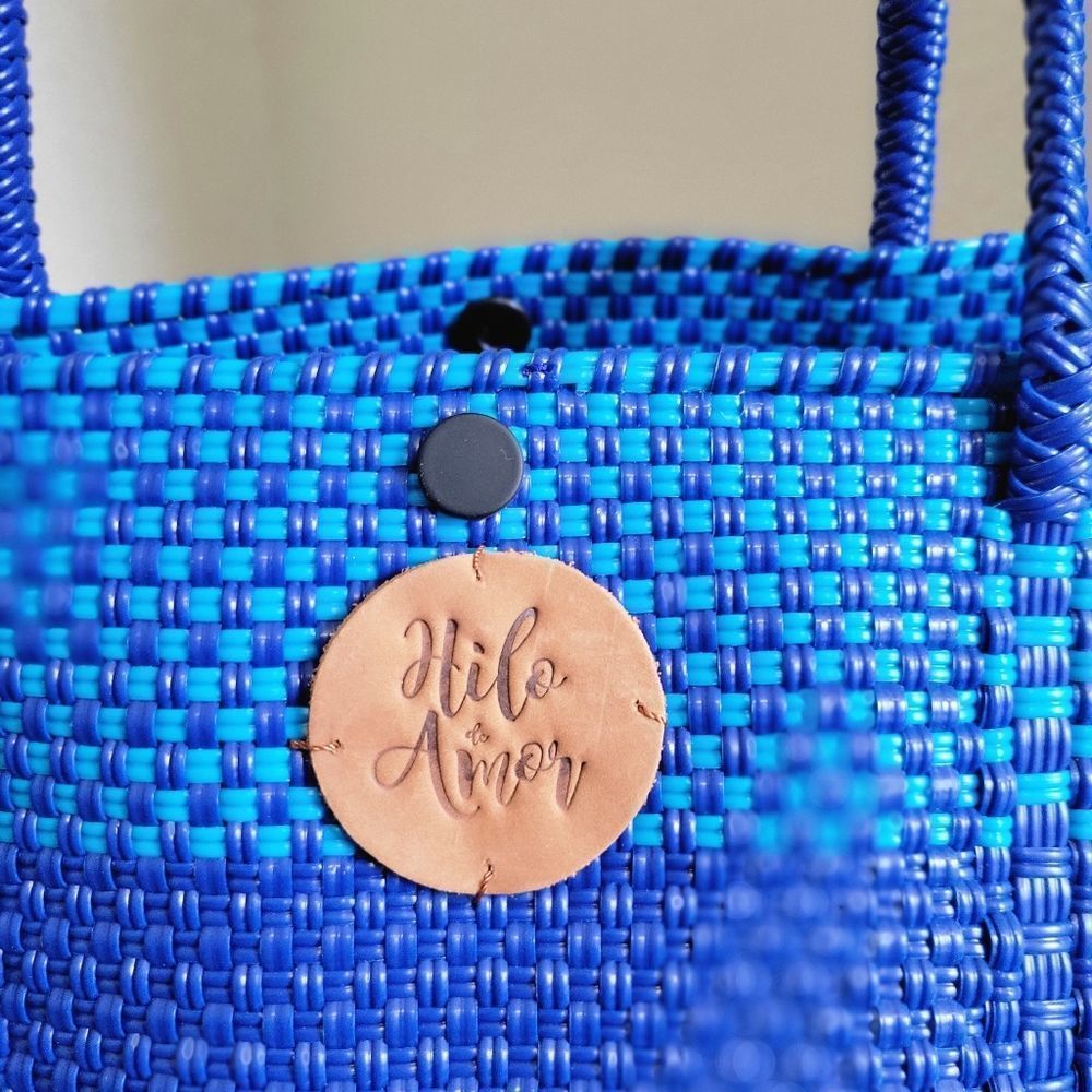 Oaxacan Handwoven Tote Bag- 17"w x 13"h x 7"d